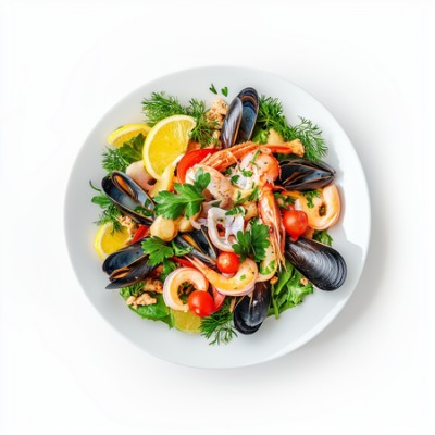 Фирменное блюдо Морской гриль прованс - купить в Оразгулауле